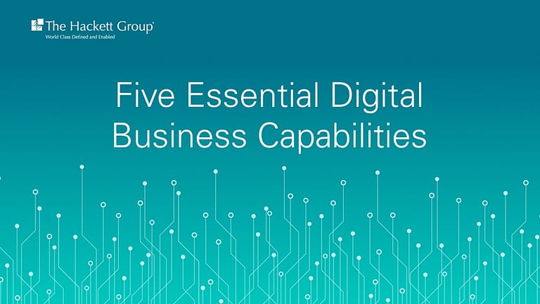 Procurement Digital Excelleration® - Five Essential Digital Business Capabilities