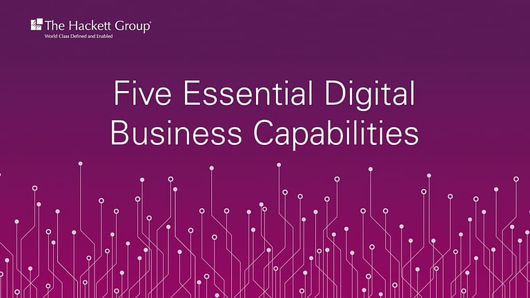 IT Digital Excelleration® - Five Essential Digital Business Capabilities