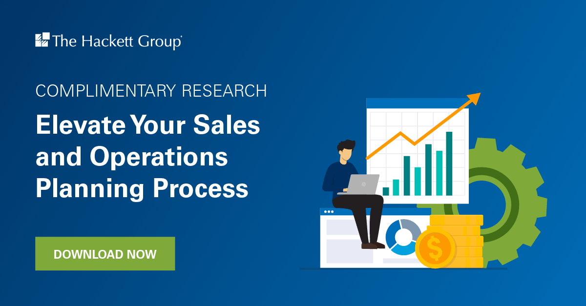 Elevate Your Sales and Operations Planning Process - The Hackett Group