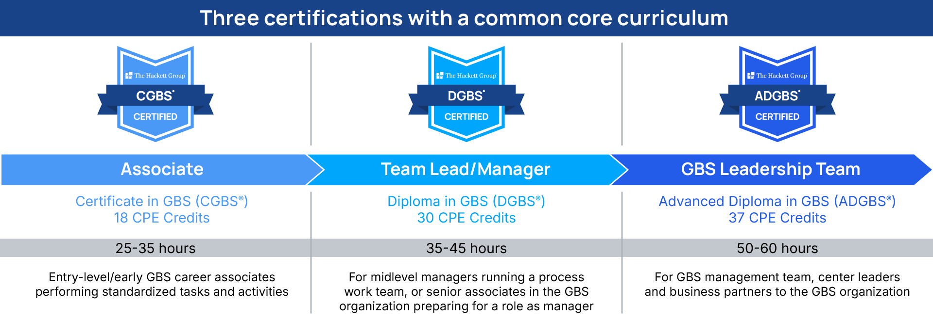 The Certified GBS Professionals Program