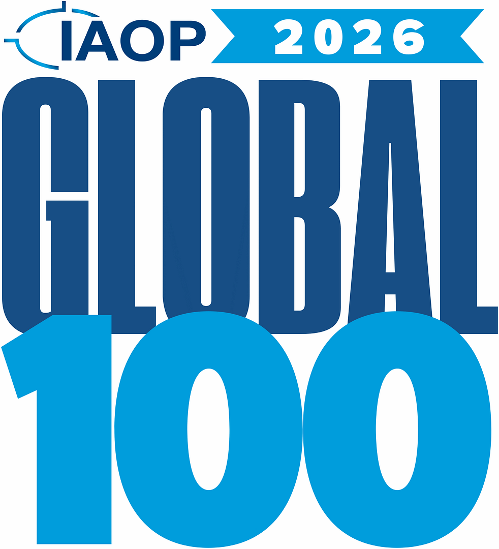 IAOP 2026 Global 100 Badge
