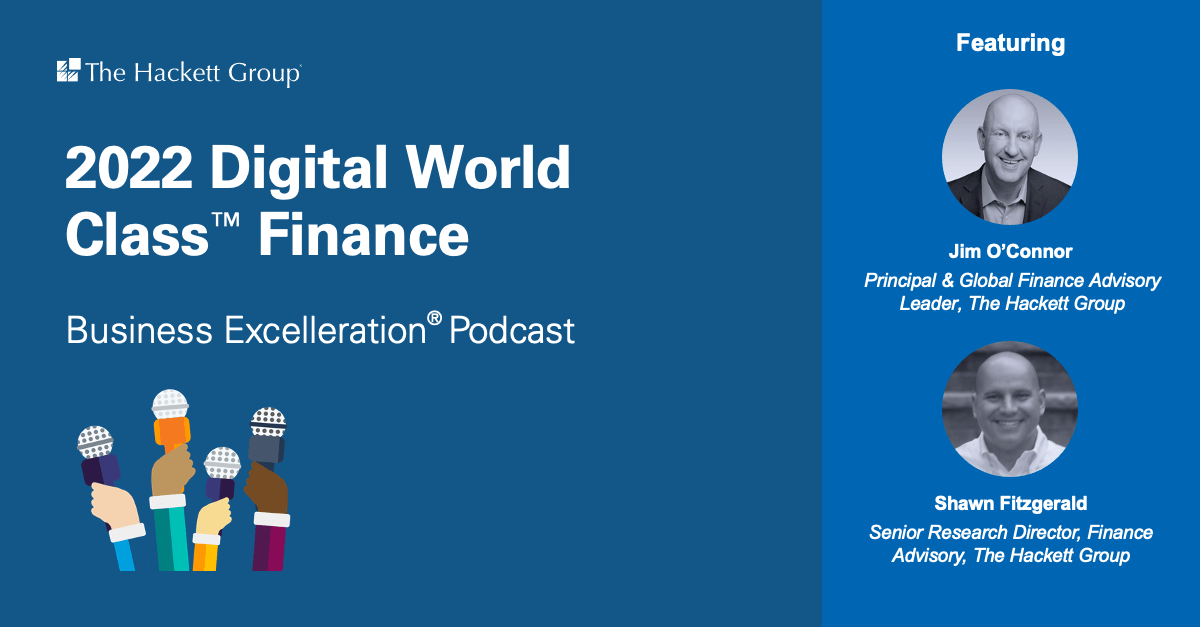 2022 Digital World Class Finance - The Hackett Group®