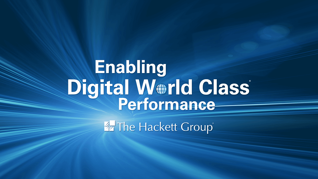 Enabling Digital World Class Performance